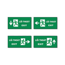 [Hỏa Tốc] Decal Dán Báo Hiệu "Lối Thoát - Exit" Hướng Dẫn An Toàn Chống Thấm Nước, Bền Đẹp 8