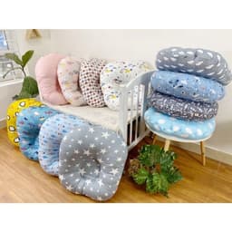 Gối Chống Trào Ngược Cho Bé - Gối Nằm Cho Bé Ti Bình Chống Trớ - Gối Chống Trào Có Vỏ Gối Cotton Tháo Rời 2