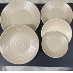 Combo 5 Đĩa nhựa tròn Thái hàng cao cấp Việt Nhật, đĩa đựng đồ ăn hoa quả phong cách sang trọng 6