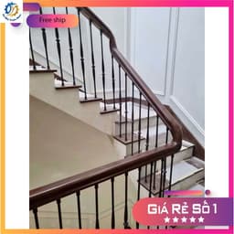 Song tiện cầu thang mẫu mới rẻ đẹp tương đương hàng nhập -Con tiện sắt cầu thang lan can sắt mỹ thuật mỹ nghệ 3