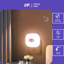 Đèn Ngủ Cảm Biến Ánh Sáng Hình Heo Gia Dụng ĐK VOICON-[SS67] 4
