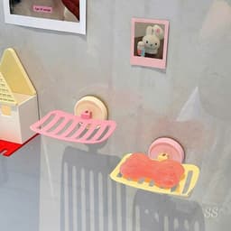 Kệ Để Xà Phòng Hút Chân Không Nhỏ Gọn, Dán Tường Không Khoan, Chống Nước, Chịu Lực Tốt VOICON-[SS67] 9