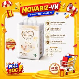 [2 Bịch Ko Quà] Bỉm Gooby Extra - Tã Bỉm Siêu Mềm Mại cho pé 5