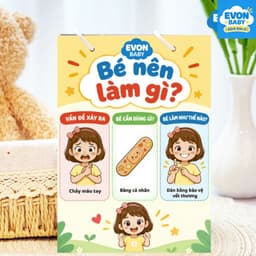 Thẻ Flash EVON BABY dạy bé tập nói - Bé NÊN LÀM GÌ ? 1