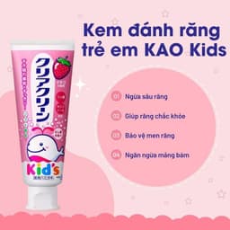 [NHẬT BẢN] Kem Đánh Răng Kao Kids Cho Bé - 70g 2