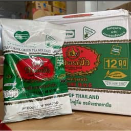 Sỉ thùng 12 BỊCH 200G trà xanh thương hiệu Chatramue nổi tiếng nhập khẩu từ Thái Lan 1
