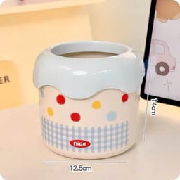thùng rác mini hình bánh dễ thương VOICON-[SS67] 4