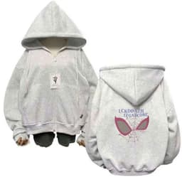 Áo khoác hoodie nỉ , thiết kế unisex hiện đại, form rộng màu xám tiêu - chữ BOSTIONER -thoitra.ng 5