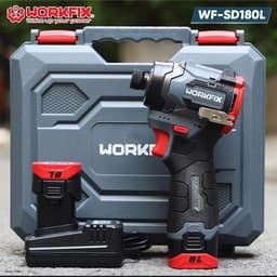 Máy Bắn Vít Búa Pin Workfix WF-SD180L Động Cơ Không Chổi Than 180Nm - Đầu Ngậm Nhanh 6.35mm 8