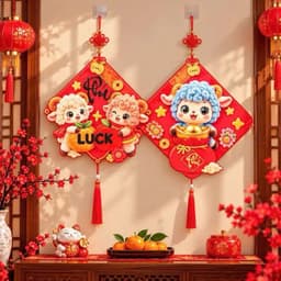 Set đôi khánh treo tết 2027 chúc mừng năm mới -may mắn-tài lộc 5