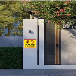 [Hỏa Tốc] Biển Báo "Vui Lòng Không Đỗ Xe Trước Cổng - Có Xe Ra Vào Thường Xuyên 6