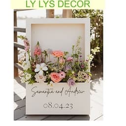 Bảng Cắm Hoa Đám Cưới 3D Bảng Hộp Hoa Để Cổng Cưới Bảng Welcome Wedding LY LYS DECOR 5