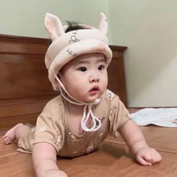 Mũ bảo hiểm bảo vệ đầu cho bé tập bò, tập đi chống và đập, nón bảo vệ đầu bé tập bò siêu nhẹ Trẻ mới tập đi 3