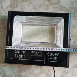 (COMBO 2 BỘ) Đèn PHA LED 500W-Năng Lượng Mặt Trời Nhôm Đúc 831 CHIP LED 5730 Chiếu Sáng 12-14 tiếng Kháng Nước IP69. 6