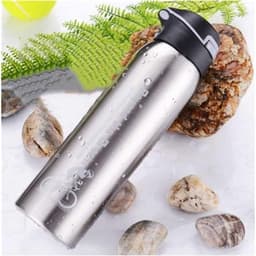 Bình Nước Xe Đạp 500ML Thép Không Gỉ 304, Cốc Giữ Nhiệt Hai Lớp, Ống Hút Tiện Dụng, An Toàn Không BPA, VOICON-[LA88] 6