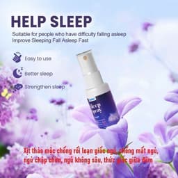 Chai Xịt Thảo Mộc Tự Nhiên Sleep Spray-Cải Thiện Rối Loạn Giấc Ngủ & Mất Ngủ, Khó Ngủ_ZÁ SOCKKK   7