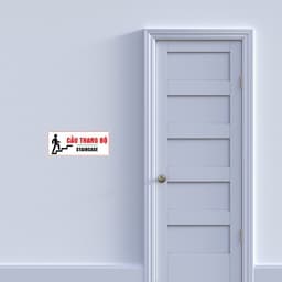 Decal Cầu Thang Bộ, Decal Dán Cầu Thang Đi Bộ, Sticker Lối Lên Cầu Thang Bộ, Decal Cao Cấp Dán Tường Dán Kính Chống Nước 3