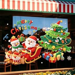 [HỎA TỐC] Decal Dán Kính ,Trang Trí Giáng Sinh Noel, NHẬN DECOR MẪU THEO YÊU CẦU 7