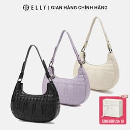 [Tặng hộp 20.10] Túi xách nữ da thật ELLY ET176 túi xách tay đeo vai cao cấp chính hãng 1