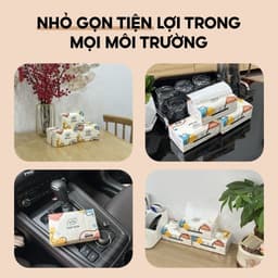Giấy Ăn Rút TopGia Đa Sắc Cao Cấp 240 Tờ 4 Lớp – Dập Vân 4D, Mềm Mịn, Thấm Hút Tốt, An Toàn Cho Gia Đình 5