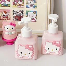 Chai Chiết Mỹ Phẩm Kitty Dễ Thương Dạng Nhấn Dùng đựnġ sưɑ~ Tắm, sưɑ~ Dưỡng, sưɑ~ Rửa Mặt 200ml VOICON-[SS67] 1