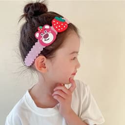 Băng Đô Dán Tóc Cho Bé Gái Phong Cách Hàn Quốc Cute 9