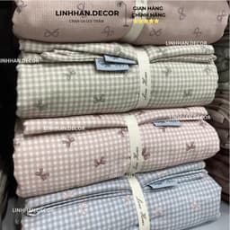 Bộ Ga Gối Lumicottice Dệt Tơ Tằm Mới 2026 Thoáng Mát Êm Ái Họa Tiết Thanh Lịch Sang Trọng Decor Phòng Ngủ- LINHHAN.DECOR 9