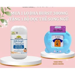 [NK tem phụ- DATE T5/28] Viên Nhai Nature's Way Kids Smart DHA Burst 300mg Triple Strength Tăng Cường Phát Triển T 1