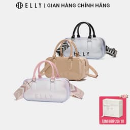[Tặng hộp 20.10] Túi xách nữ ELLY EL368 túi trong suốt pvc đeo chéo đeo vai thời trang trẻ trung 1