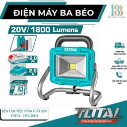 Đèn làm việc công suất 20W dùng pin 20V, tiện lợi  Total TWLI20258 TWLI2025 1