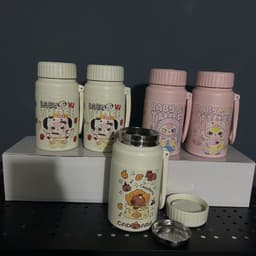 Bình giữ nhiệt inox 316 dung tích 1000ml hoạ tiết Baby There siêu đẹp 4