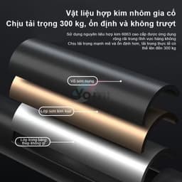 Gậy Leo Núi Trekking Gậy Dã Ngoại Hợp Kim Nhôm Chống Sốc Chống Trượt 4 Đoạn Có Thể Thu Gọn 4