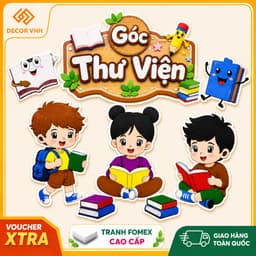 [Mẫu 2026] Tranh Góc STEAM Trang Trí Mầm Non Chất Liệu Fomex decor lớp học (MN0051) 6