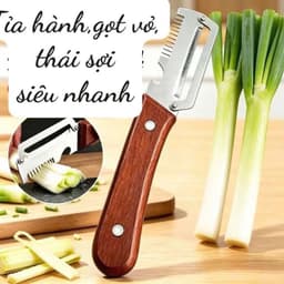 Dao gọt nạo, cắt sợi đa năng, dao chẻ rau muống thái hành siêu nhanh VOICON-[PM66] 4