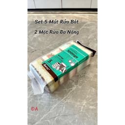 SET 5 MIẾNG RỬA BÁT ĐA NĂNG – SẠCH NHANH, KHÔNG XƯỚC BỀ MẶT VOICON-[DA72] 5