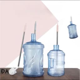Bàn Chải inox Cán Dài Rửa Vệ Sinh Bình Nước 20L, Bàn Chải Cọ Rửa Xô Chậu Có Tay Cầm Dài inox VOICON-[DA66] 8