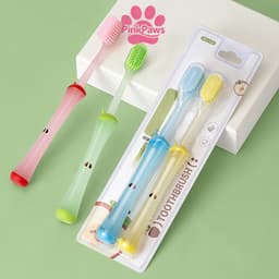 🩰PinkPaws Bàn chải đánh răng lông mềm Fun Apple dành cho trẻ em: Lông bàn chải dày nhẹ nhàng chăm sóc nướu nhạy cảm. 4