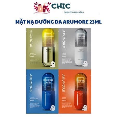 Mặt Nạ Dưỡng Da Làm Sáng Cấp Ẩm Arumore Hàn Quốc 23ml