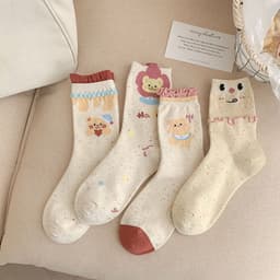 Combo 10 Đôi Tất Nữ Cô Cao Hình Thú – Ngộ Nghĩnh, Đáng Yêu, Nhiều Mẫu 9