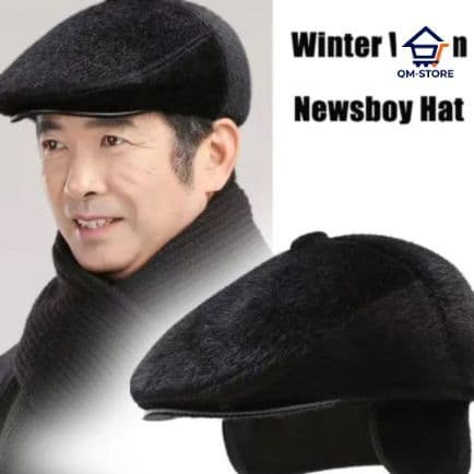 Mũ Nam Trung Niên Có Che Tai, Nón phong cách thời trang trung niên QM-STORE