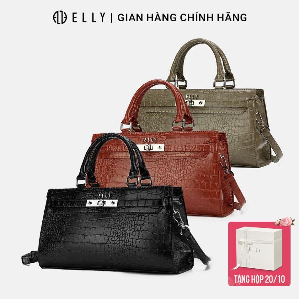 [Tặng hộp 20.10] Túi xách nữ ELLY EL330 là mẫu túi size trung mang phong cách thanh lịch và hiện đại