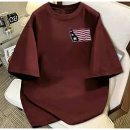 < Deal Mở Bán > Áo thun nữ tay lỡ in hình CỜ MỸ hoa kỳ chất cotton su form rộng siêu hottrend 4