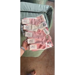 Set 10 Đôi Tất Nữ Họa Tiết Mèo  kitty Dễ Thương- Tất cổ  Cao Hồng Trắng 3