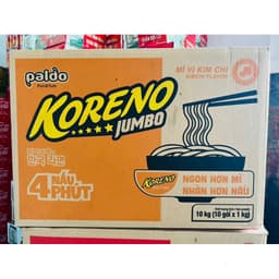 (SẴN SLL GIAO NGAY) Mì Koreno Jumbo Chính Hãng 100 Gói/Thùng Sẵn SLL Giá Sỉ date mới , dokhogiasi 5