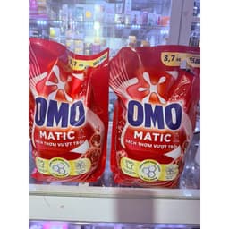 Combo 2 túi nước giặt Omo matic vượt trội 3,7kg 6
