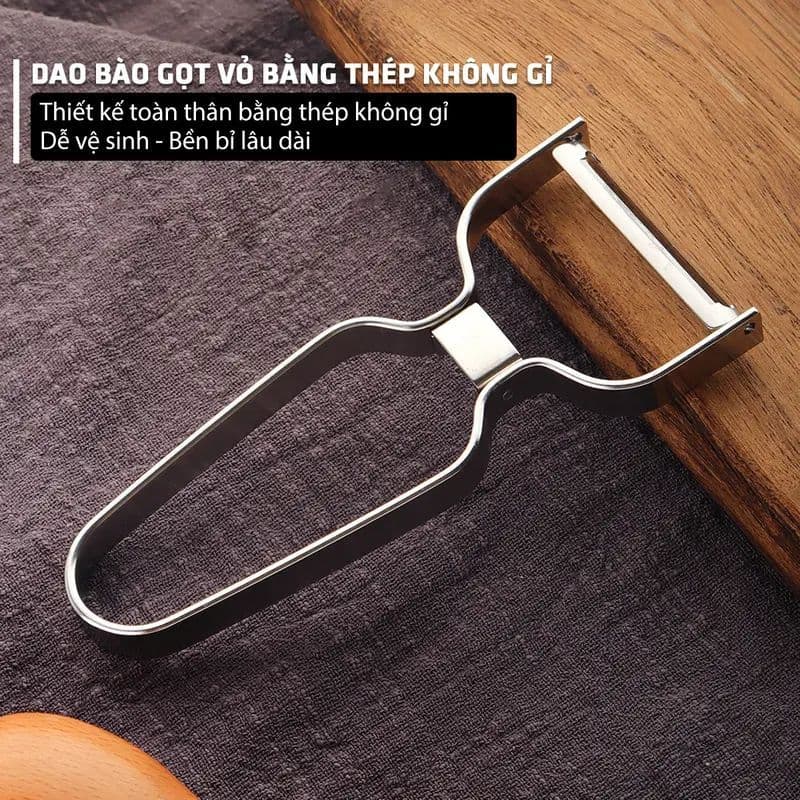 Nạo Củ Quả Đa Năng Inox 304 - Thiết Kế 2 Chiều, Siêu Bền, Gọt Vỏ Nhanh Và An Toàn
