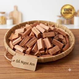 Gỗ Ngọc Am Xông Nhà Khử Mùi, Làm Thơm Phòng – 500g, 1 kg Vun Gỗ Tự Nhiên Dùng Bếp Xông 7