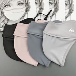 Khẩu trang vải Lụa  mát chống nắng hiệu quả (loại có gọng) (Chất Lụa mát mẫu trơn) 1