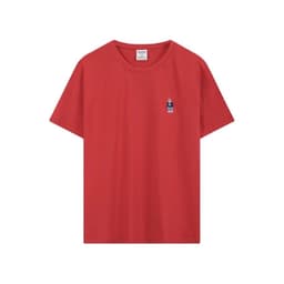 Áo thun nữ cổ tròn cotton 4 chiều mềm mại, đa dạng màu sắc, thoáng mát - hình GẤU XANH bassic 4