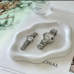 Khay đựng đồ trang sức METALWRK, Đĩa lưu trữ hình đám mây Mini, Đồng hồ đựng đồ trang sức bằng nhựa sáng tạo / Lưu trữ chìa khóa 4